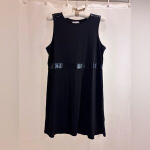Elegant Black Sleeveless Mini Dress